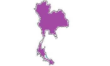 Identify the country shown in following map :