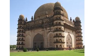 This monument in Bijapur-Karnataka is the mausoleum of :