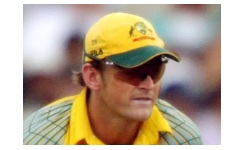 Identify this famous international cricketer?