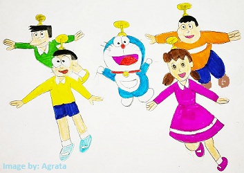 Doraemon & Nobita Part-1 | Free Online GK MCQ Trivia Fun Quiz with answers  by Quizglory